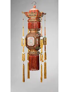 清宫元宵——彩漆嵌玻璃挂灯_3_小古文博_来自小红书网页版