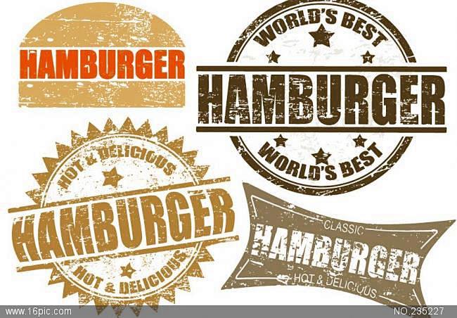 汉堡印章标签邮戳认证图片