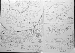 盗墓笔记全墓穴地图，全手绘！真是骨灰级读者！ 太强悍了！戳大图！作者：@邵宇宸Derik毕业季无限伤感