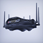 Johannes Rieder Portfolio - Gaming Wifi Router Concept : Free time render exercise January 2020