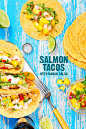 salmon tacos with mango salsa | designlovefest & leslie grow