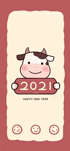 happy  牛 year一只奶糖鼠超话
新年壁纸 ​​​​ 
卡通 手机壁纸 新年 牛 cr：一只奶糖鼠