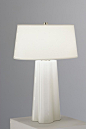 Robert Abbey-434-David Easton Wavy - One Light Table Lamp transitional table lamps