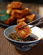 panko tofu w/ sesame-soy dipping sauce