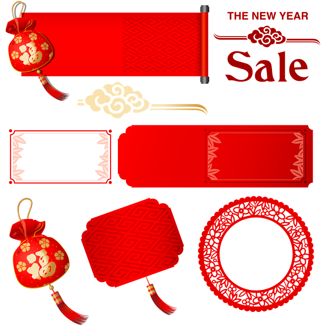 新年春节元素 png