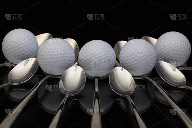 汤匙,数字9,高尔夫球,茶匙,水平画幅,...
