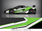 Racing car wrap design. sedan hatchback and sport car wrap design. abstract background with vector.