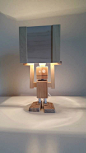 Hey, I found this really awesome Etsy listing at https://www.etsy.com/uk/listing/261719976/isiah-robot-table-lamp-reclaimed-wood: 
