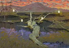 河童-沼泽地_麦子自留地__插画师作品_涂鸦王国gracg.com