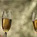 新年香槟祝酒，慢动作