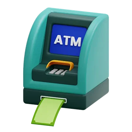 Atm Machine 3D Icon