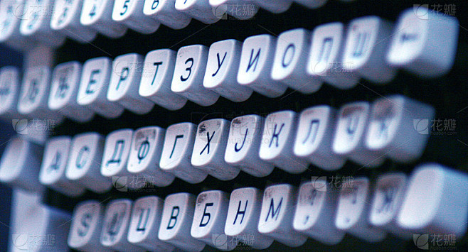 复古白色打字机