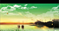 [中国风系列]唯美风景夏日恋情天鹅湖LED大屏幕背景视频素材