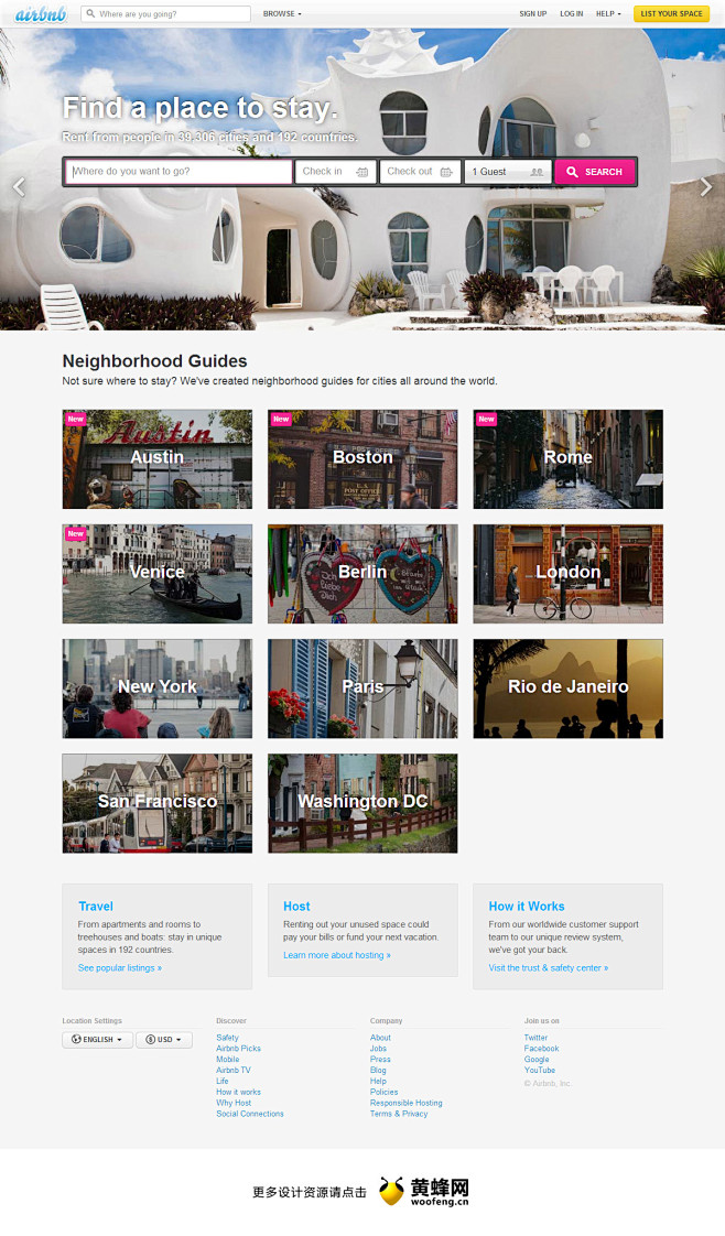 airbnb租房网站搜索界面设计