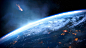 General 1920x1080 planets space universe meteors