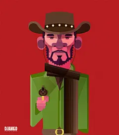扁平风！12张名人人物插画作品