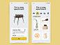 Furniture e-commerce app design app concept design tools furniture app icons mobile app mobile design online shop photo stock photo ui ux