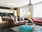 色彩鲜艳的两居室  与众不同的波普风格 379452