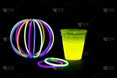 黄色荧光玻璃与荧光棒灯