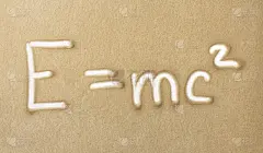 爱因斯坦公式E=mc2，沙画