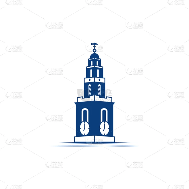 abstract tower logo design template图片_logo图片素材-花瓣网