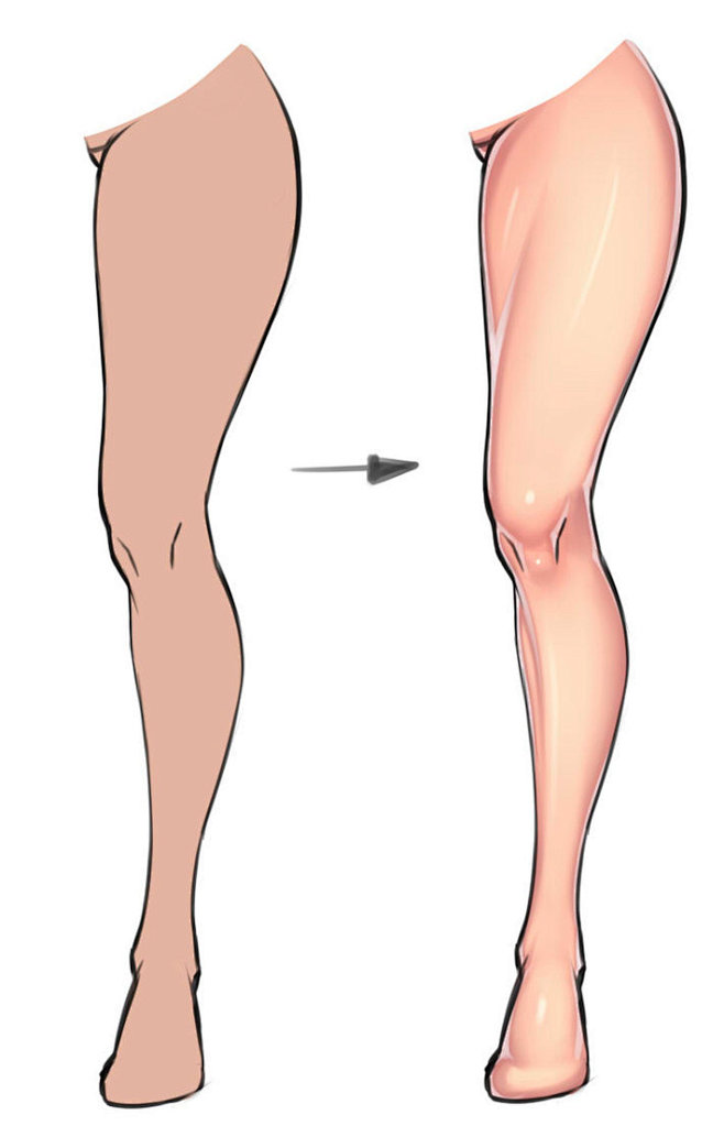 Leg coloring tutoria...