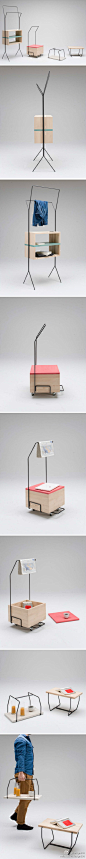 225PD产品设计】意大利设计师Simone Simonelli设计了一系列名为Maisonnette的多功能家具，这系列家具实用、古怪却充满乐趣，外观时尚的同时，也是满足了人们需要的多样化家具。www.design360.cn