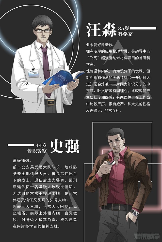 三体第一话案发现场汪淼初涉风波在线漫画腾讯动漫官方网站
