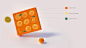 蓝色一页品牌平面作品 | 脐橙，橙熟时刻，橙子单品品牌包装设计-古田路9号-品牌创意/版权保护平台