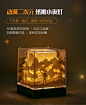 立体光影纸雕灯天空之城王子创意小夜灯台灯生日礼物包邮-淘宝网