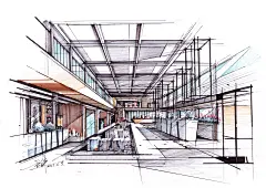 展示空间 上色