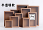 牛皮纸盒抽屉盒定做茶叶花茶包装盒长方形礼品盒礼物小纸盒子订制-淘宝网