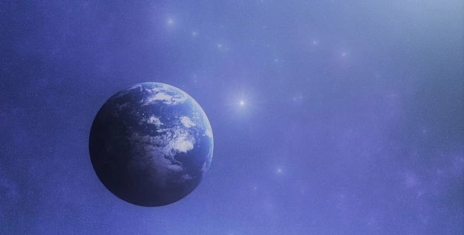 神秘的地球外太空图片