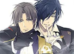 《刀剑乱舞》压切长谷部＆烛台切光忠 耽美BL 纯爱动漫 游戏同人插画