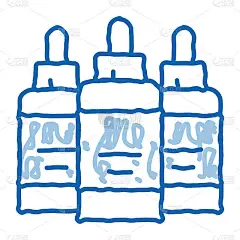 油漆罐涂鸦图标手绘插图