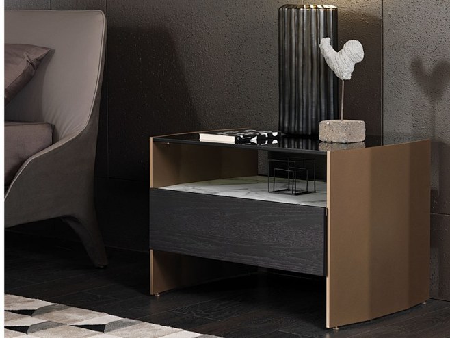 Rectangular bedside ...