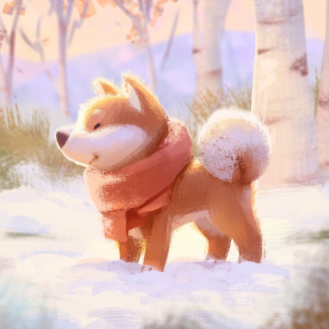 Winter shiba, Lynn C...