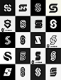 灵感采集⭐300个字母 S元素图形logo设计分享