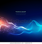 abstract technology background with light effect