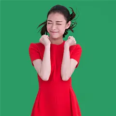 倪妮版微信表情包 可爱调皮尽显“逗比”本性 #英伦范#