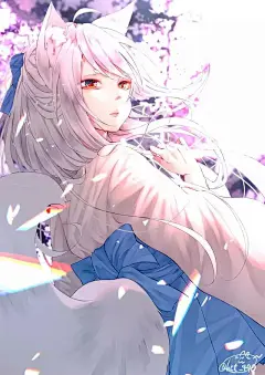 二次元少女系列，动漫壁纸：·萌妹子久违的回归，现在是萝莉时间，狐狸仙，兽耳女孩