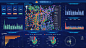 可视化大屏效果图_敬雨洁_68Design