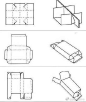 几十种包装设计结构展开图，包装必备素材，拿去吧！#设计研究中心# ​​​​