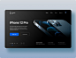 Pineapple Store-概念蓝黑色登陆iPhone 12苹果电子商务网站UX UI简约Figma设计Adobe XD Adob​​e Photoshop