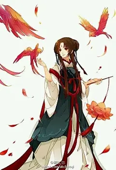 小说_美女_插画_插图_手绘_手机壁纸_美人_古风_古装_桌面壁纸_二次元