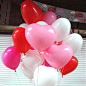 维多蔓 婚庆爱心球 结婚新房装饰 派对生日节日心形加厚大气球-tmall.com天猫