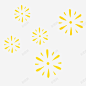 喜庆节日手绘黄色烟花 设计图片 免费下载 页面网页 平面电商 创意素材