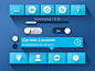 UI Controls by Sergey Valiukh, via Behance