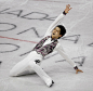 Yuzuru Hanyu of Japan performs during the men's short program at Skate Canada in Mississauga Ontario on Oct 28 2016 The 2014 Sochi Olympic champion...