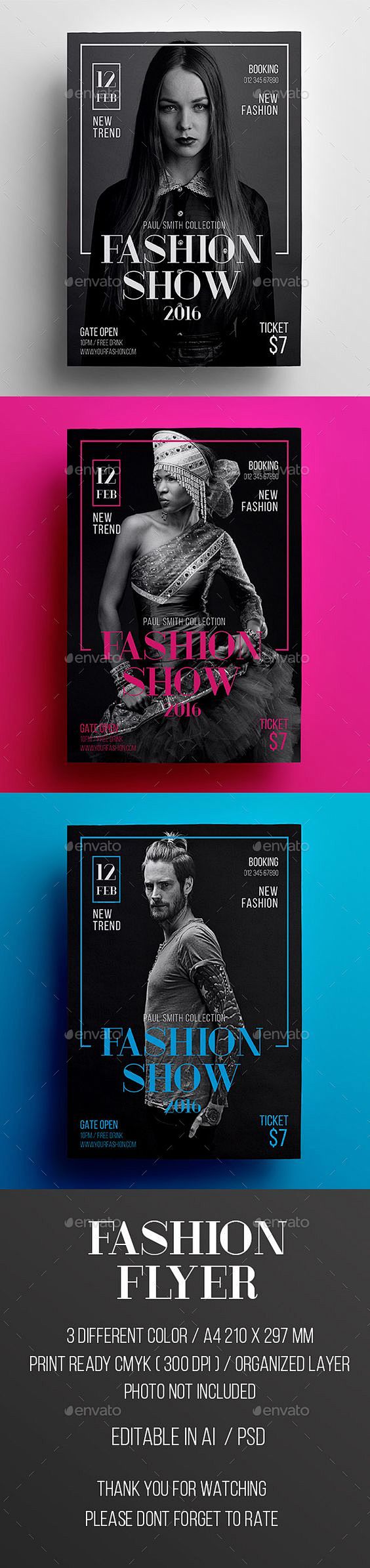 Fashion Show Flyer T...